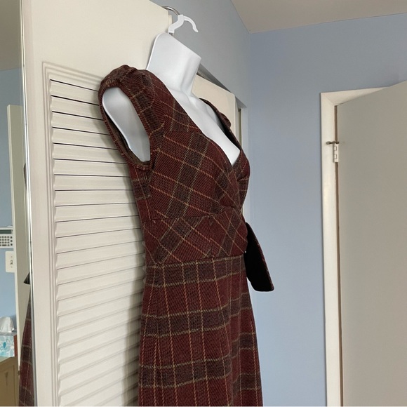 Nanette Lepore Plaid Wool Dress - Picture 3 of 10